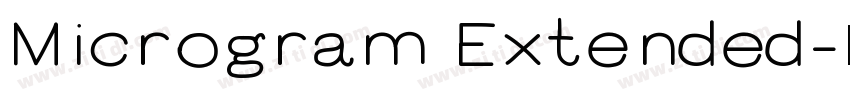 Microgram Extended字体转换